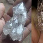 Precious mineral look alike Diamond shape found in Wakching of Mon district in Nagaland