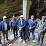 Ministers inspected Duilum-Roi Mini Hydel Project at Poilwa village