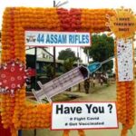 44 Assam Rifles honoured COVID Warriors on Sammaan Diwas